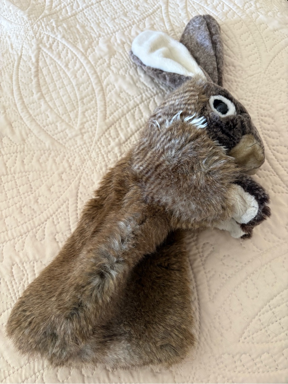 Folkmanis rabbit puppet.